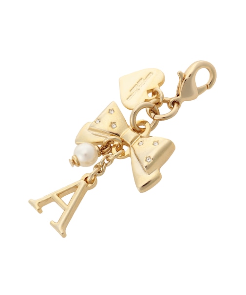 リボンイニシャルファスナーチャーム(A)