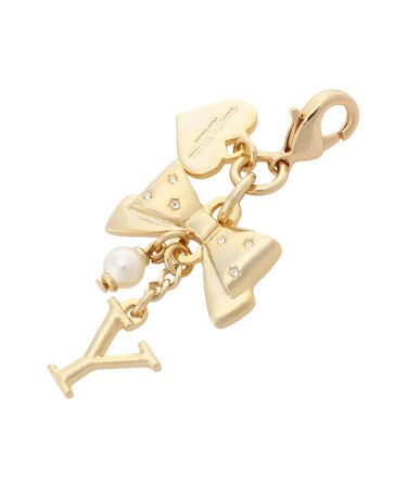 リボンイニシャルファスナーチャーム(Y)