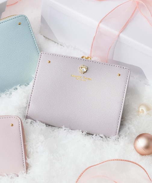 ビジュー 折財布