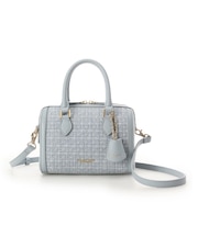 ツイード ボストンバッグ