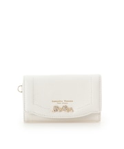 ラメフラワービジュー キーケース