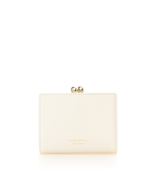 バイカラー 口金折財布