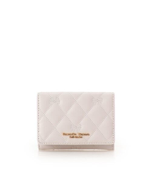 リボンキルト ミニ財布