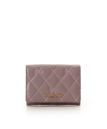 リボンキルト ミニ財布