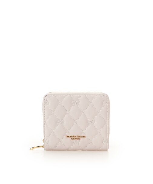 リボンキルト 折財布