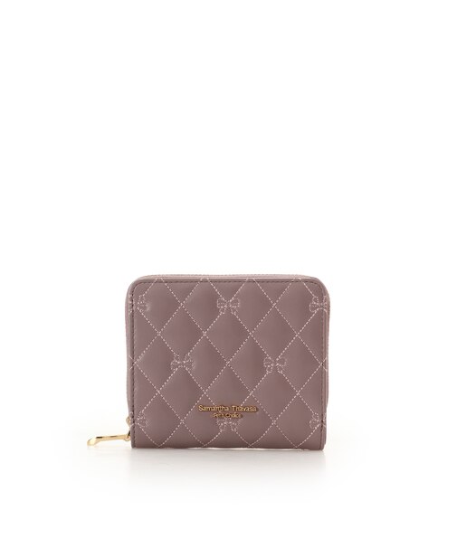 リボンキルト 折財布