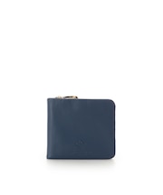 スクエアモチーフソフトレザー 折財布