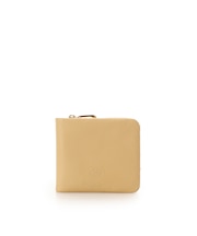 スクエアモチーフソフトレザー 折財布