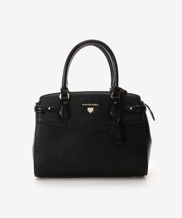 ハートビジュー付きハンドバッグ