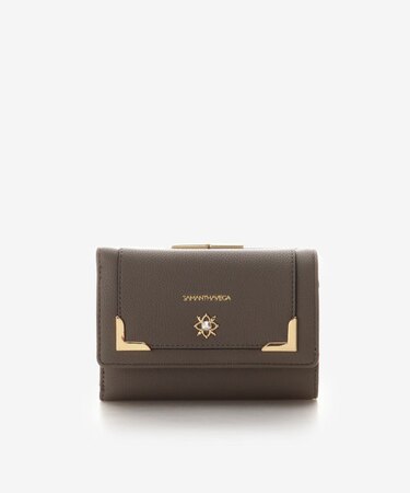 シンプルビジュー折財布