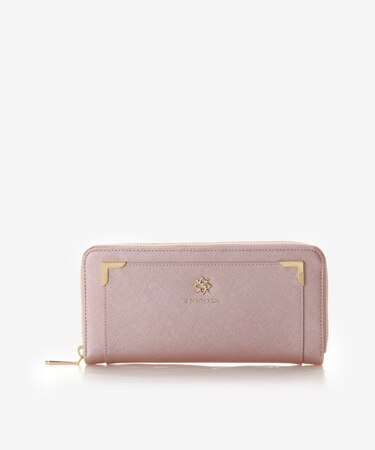 シャイニーシンプルビジュー長財布