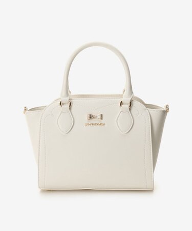 ビジューリボントートバッグ