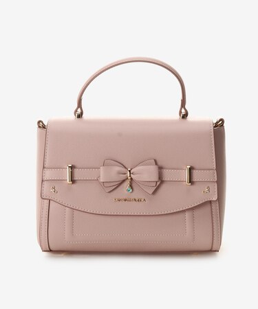 アクセントリボンショルダーバッグ