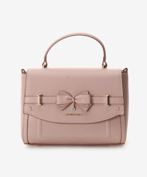 アクセントリボンショルダーバッグ