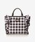 チェックフリルハンドバッグ（大）