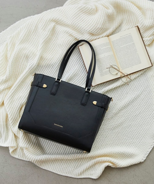 ベルト金具A4トートバッグ