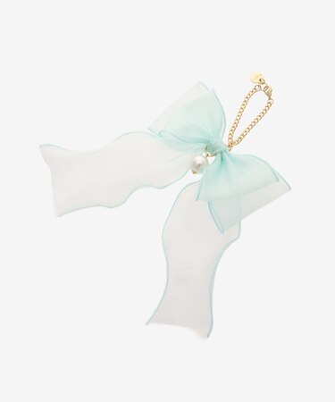 オーガンジーリボンチャーム