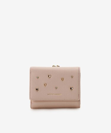 ビジューフラッター折財布