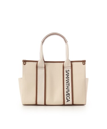 ロゴテープキャンバスハンドバッグ（小）