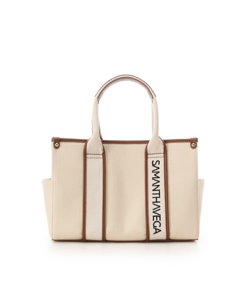 ロゴテープキャンバスハンドバッグ（小）