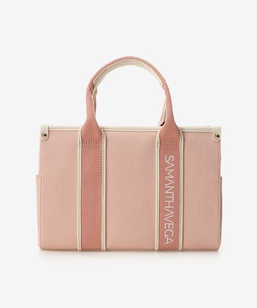 ロゴテープキャンバスハンドバッグ（小）