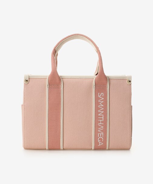 ロゴテープキャンバスハンドバッグ（小）