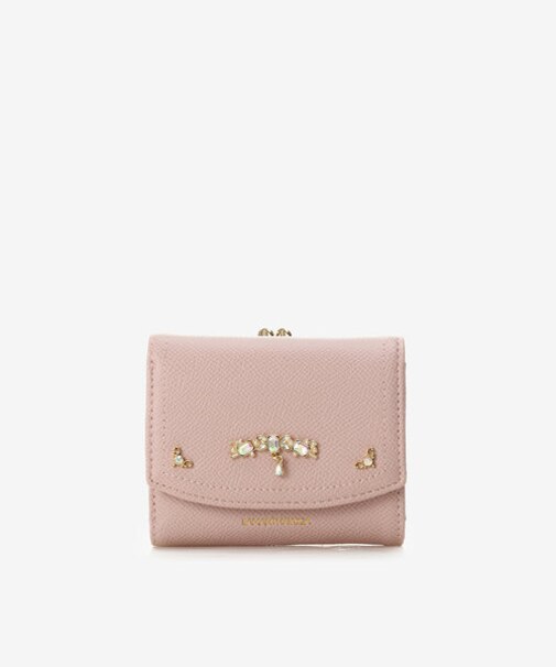 ビジュー折財布