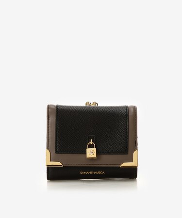 パドロック折財布