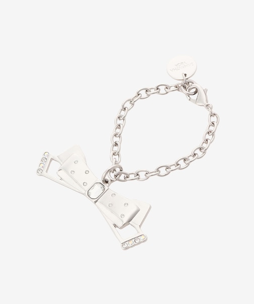 リボンストーンバッグチャーム