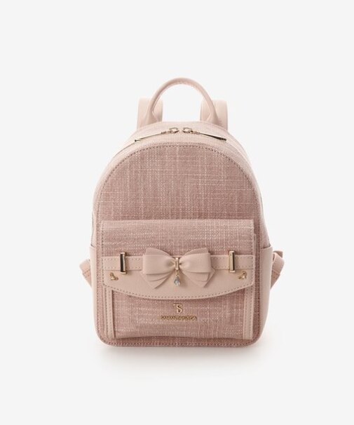 アクセントリボンリュック