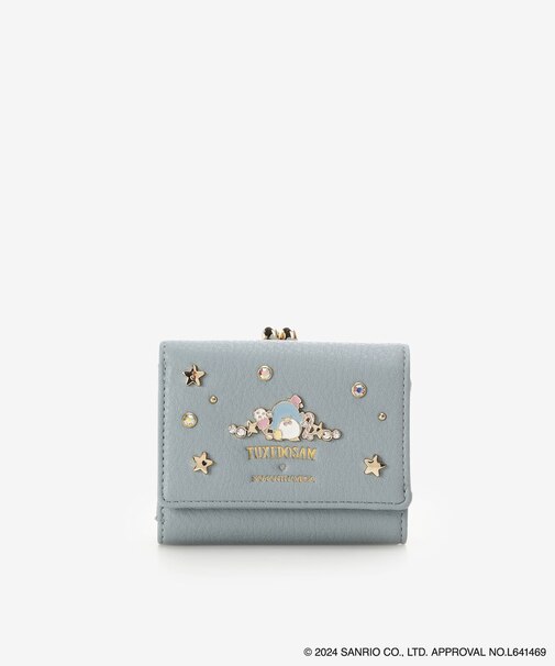 【タキシードサムコレクション】ビジュー折財布