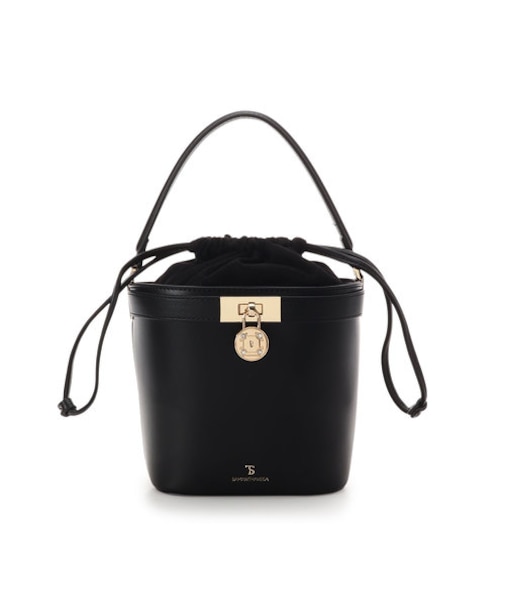 サークルロックバケツ型ショルダーバッグ