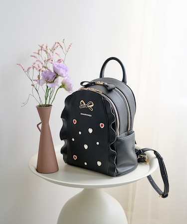 ビジューフラッターリュック