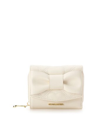 ハートキルト折財布