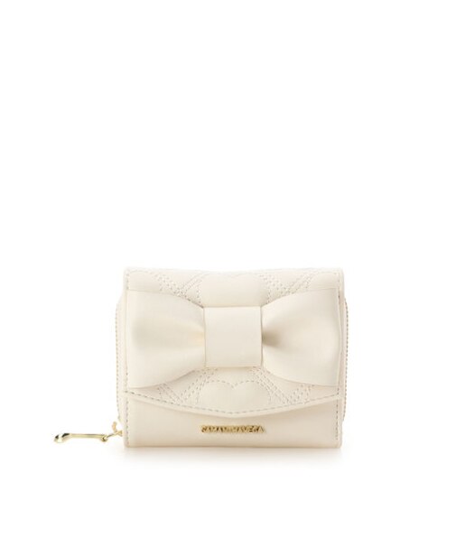 ハートキルト折財布