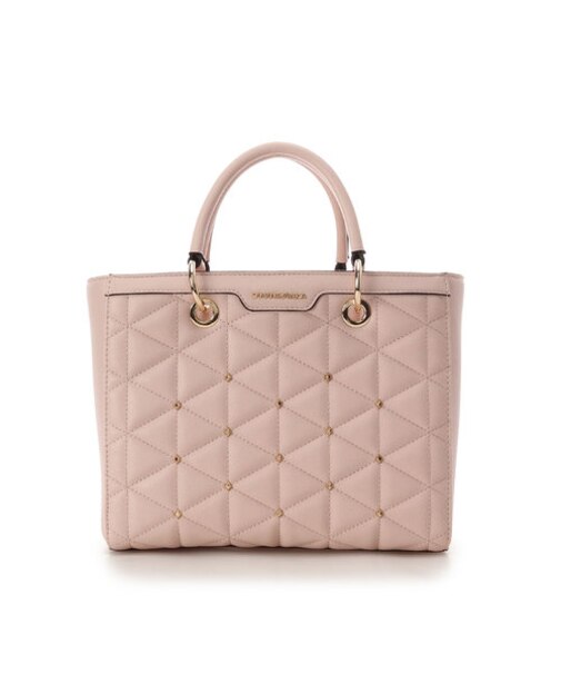 キルティングスタッズスクエアバッグ