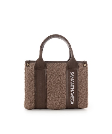 ロゴテープボアミニバッグ