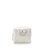 アクセントリボンラメポーチ