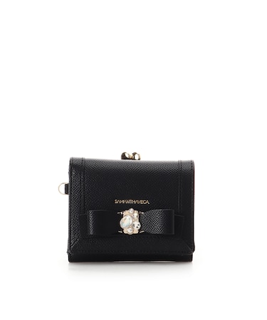 ジュエルリボン折財布