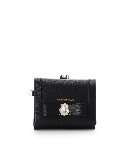 ジュエルリボン折財布