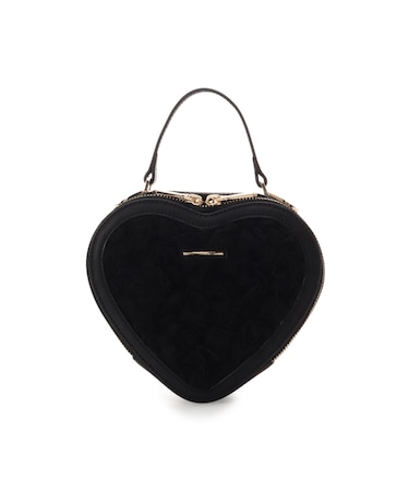 チュールハート型ショルダーバッグ