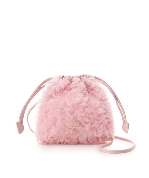 チュールショルダーバッグ