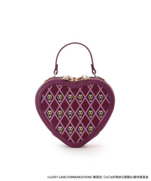 SAMANTHAVEGA×アニメ『ジョジョの奇妙な冒険 ダイヤモンドは砕けない』　「吉良吉影」コレクション　ハート型ショルダーバッグ