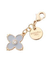 ビジューフラワーファスナーチャーム