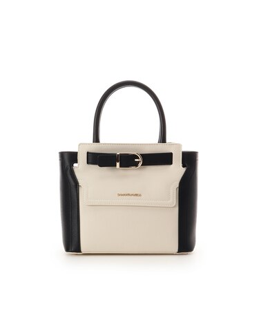 フロントバックルハンドバッグ