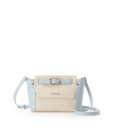 フロントバックルショルダーバッグ