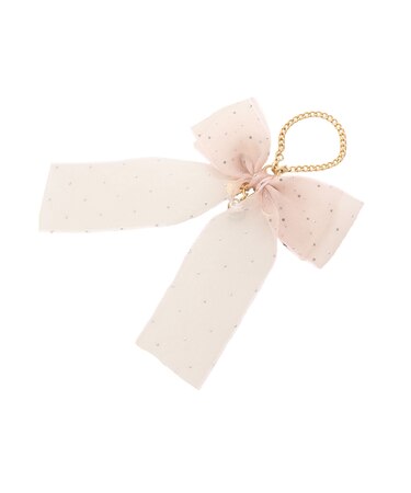 シフォンリボンバッグチャーム