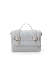 レースハートベルトサッチェルショルダーバッグ