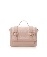 レースハートベルトサッチェルショルダーバッグ