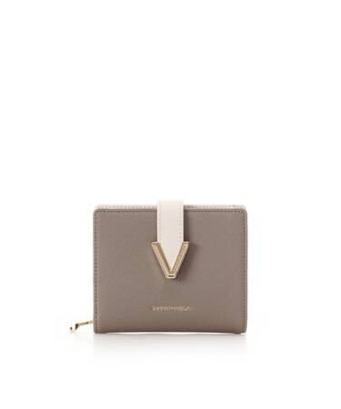 Vカット折財布